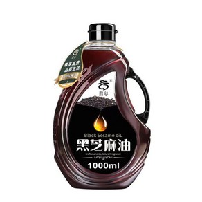 흑임자 오일 흑참깨 기름 검은깨 기름, 1개, 1000ml, 1L