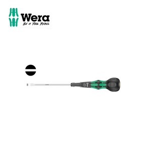 WERA 베라 볼그립 스크류 일자 드라이버 1834 05007901001 (-) 1.0x6.0x150mm, 1개