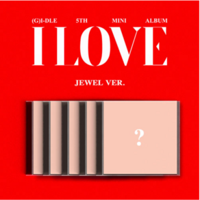 개봉앨범 포토카드 없음  (여자)아이들 - 미니5집 I love (Jewel Ve.) 멤버선택, 소연