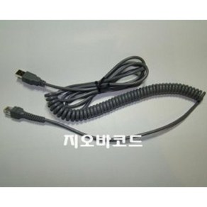 제브라 LS2208 전용 코일형 케이블 정품 USB 케이블 DS2208 DS2278 Li4278 용, 1개