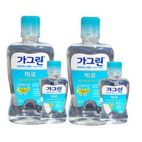 가그린 제로 구강청결제 750ml + 250ml