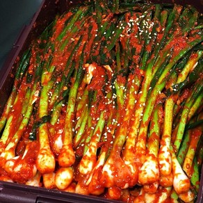 [더본촌] 단골 많은 국산 100% 전라도 파김치 쪽파김치, 1개, 1kg