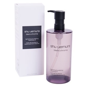 슈에무라 SHU UEMURA 블랑:크로마 라이트닝 & 폴리싱 클렌징 오일, 1개, 450ml