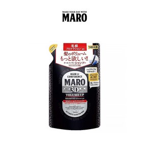 마로 MARO 3D 볼륨업 샴푸EX 리필, 1개, 380ml