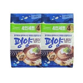 (냉장)[풀무원]평양물냉면4인분, 1780g, 2개