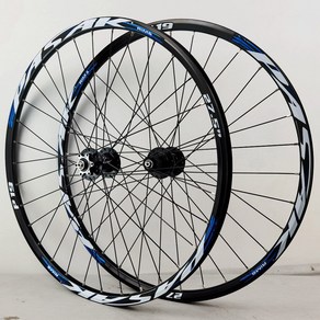 MTB 자전거 휠셋 카본 픽시 자전거바퀴 로드, 후륜27.5다크서클블랙드럼블루라벨, 1개