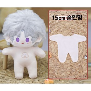 모카돌 20cm 15cm 10cm 솜인형 옷 이염방지 옷 바디슈트 내의, 1개