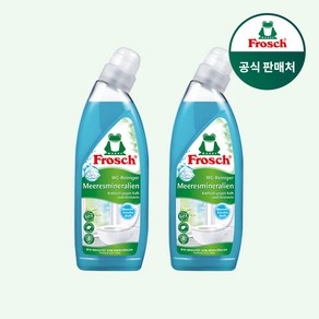 [공효진 세제] 프로쉬 독일 변기 세정제 미네랄 750ml 단품 변기 클리너, 2개