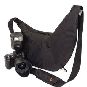 YJQ 새로운 Lowepo 여권 슬링 사진 디지털 SLR 카메라 캐리 보호 슬링 가방 DSLR 카메라 가방, Black, 1개