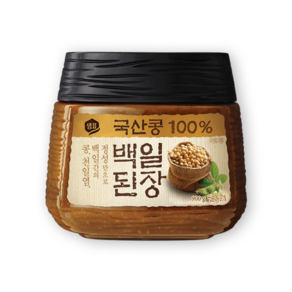 [샘표] 국산콩 100% 백일된장 900g, 1개