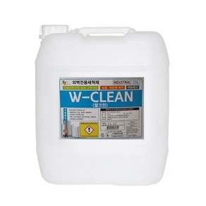 [안셈] 월크린 20L W-CLEAN 화강석전용세척제 세제 외벽세척제 청소제, 1개