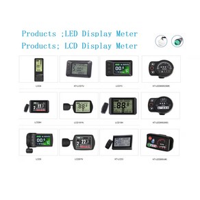 전기자전거 전기 자전거 키트용 KT Ebike LCD LED 디스플레이 Kuteng 24V 36V 48V 60V 72V LCD3 LCD8h 890 LCD7, 11.LED900S WS, 1개