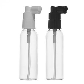 [허브스프레이] 헤어스프레이 20ml 30ml 50ml 60ml 75ml 80ml 100ml 헤어미스트용기, 60ml(L) 투명용기, 검정캡, 1개