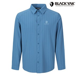 블랙야크 [ BLACK YAK ] 매우 가벼우면서 신축성이 있는 올라운더 체크 셔츠 남성 경량 스트레치 긴팔 셔츠 TB YSMU
