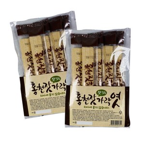 천율식품 홍천잣 가락엿 (35g x 5개입), 2개, 175g