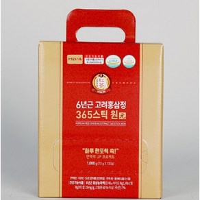 정원삼 6년근 고려홍삼정 365 스틱, 500g, 1박스