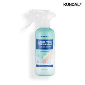 쿤달 풋샴푸 400ml 허브민트, 1개