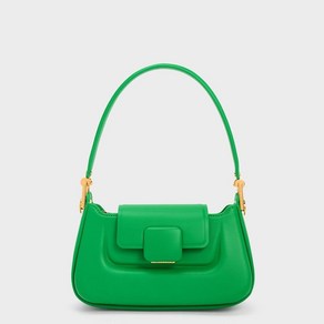 CHARLESKEITH KOA 코어 푸시 락 탑 핸들 가방 (GREEN)