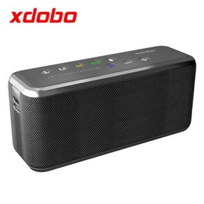 초강력 휴대용 무선 스피커 XDOBO X8 Max 100W TWS 서브우퍼 지지대 USB TF AUX 20000mAh 4 셀 보조배터리 기능, 1) X8MAX, 1개