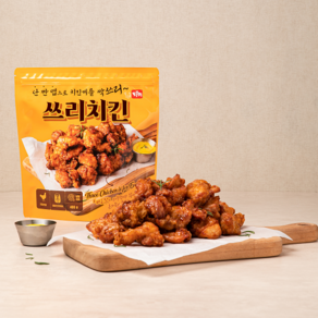 [도우찌] 쓰리치킨 닭다리살 순살 가라아게, 400g, 1개