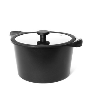 드림셰프 세라믹 인덕션 서빙 곰솥냄비, 28cm, 블랙, 1개