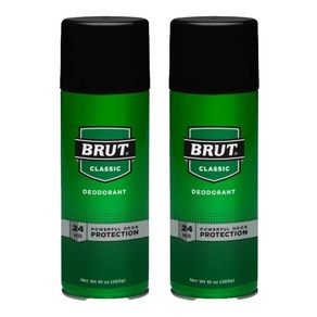 1+1 브룻 데오도란트 24시간 지속 클래식 스프레이 283g / BRUT Deodoant Spay Classic scent 10oz, 283g x 2개, 2개