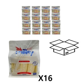 밀크 라이스 쌀과자 우유맛, 16개, 240g