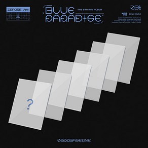 [특전 공식 포토카드 추가 증정] 제로베이스원 미니 5집 랜덤1종 BLUE PARADISE / ZEROSE Ve. / 포토카드+스티커2+캐릭터카드+엽서북+엽서 ~