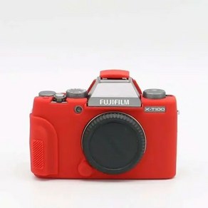 Soft Silicone Amo Camea Body Case Fo FujiFilm Fuji XT4 XT30 XS10 XT100 XT200 XA3 XA5 XA7 Potect, 27) XT100 Red, 1개