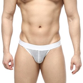 METROMALEWEAR [M2W] Grid Mesh Thong White (2912-34)