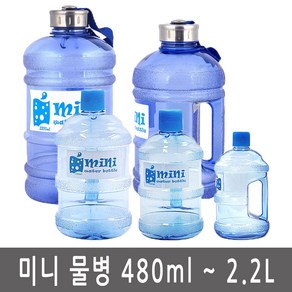 미니생수병 워터보틀 손잡이물통 휴대용물병, 1L, 1L