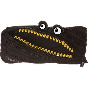 ZIPIT zipit 집잇 펜 케이스 그릴스 몬스터 파우치 M. 벨 블랙 Pencil Case 검은색, 필통_벨 블랙 씨