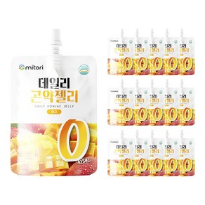 미토리 데일리 곤약젤리 제로칼로리 망고맛, 10개, 150ml