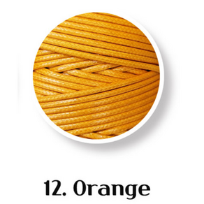2.0mm 100yad 아티피셜 레더실 인조 가죽실 라탄공예 라탄실 뜨개실 코팅실, 12. Oange, 1개