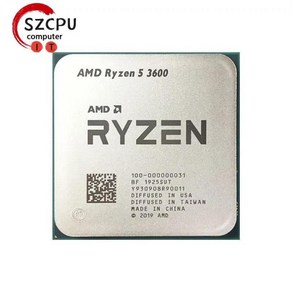 AMD 라이젠 5 3600 R5 3600 3.6 GHz 중고 밍 젠 2 6 코어 12 스레드 C 7NM 65W L3 = 32M 100 000000031 소켓 AM4, 한개옵션1