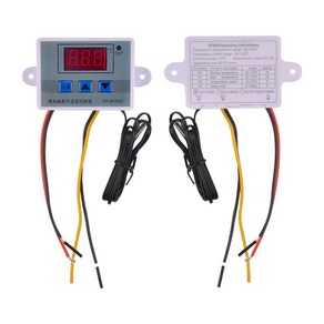 온도계 XH-3002 12V 24V 110V 220V 전문 W3002 디지털 LED 온도 컨트롤러 10A 조절기, 1개