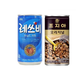 레쓰비 마일드커피 175ml 30캔 + 조지아 175ml 30캔 총 60캔, 60개