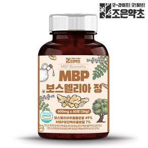 조은약초 MBP 보스웰리아 정 36g, 1개