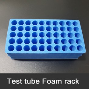 Test tube foamack 테스트튜브 폼랙 50홀 플로팅랙 스펀지랙, 1개