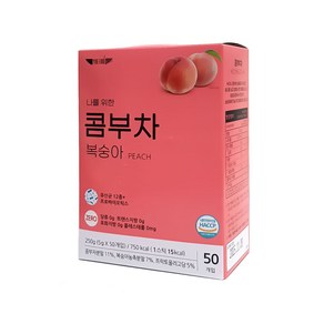 이레 콤부차 복숭아 50T/프로바이오틱스 아이스티, 250g