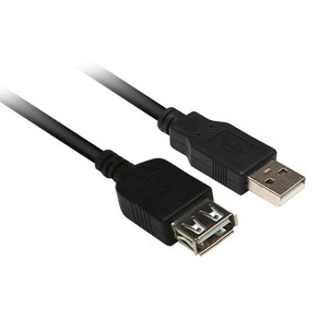 넥시 USB 2.0 연장 케이블, 1개입, 0.6m