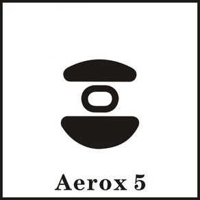 SteelSeies Aeox 3 Ghost 무선 5 라이벌 TEFP 마우스 글라이드용 스케이트 3M 피트 2 세트/팩, [03] Aeox 5