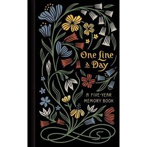 꽃무늬 5년 다이어리 미도리 일기장 One Line a Day