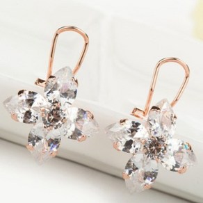 수스다 크리스탈 홀릭로즈 귀걸이 earring 패션귀걸이