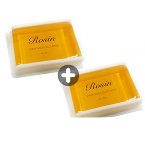 [1+1] 사각송진 Rosin 바이올린/비올라/첼로 송진/부산 현음악기, 2개