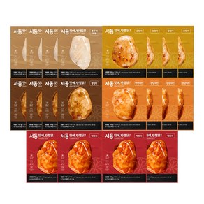 서동 맛에 반했닭 닭가슴살 (통구이마늘4 + 유린기4 + 떡볶이4 + 양념치킨4 + 왕갈비4)