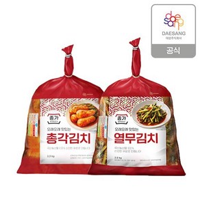 종가 종가집 총각김치 2.3kg+열무김치 2.5kg, 1개