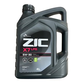 ZIC X7 LPG 5W30 4L 엔진오일, 1개