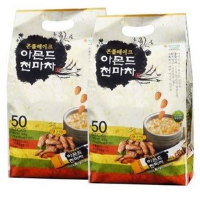 이레 콘플레이크 아몬드천마차50T 100T 1800g, 18g, 50개입, 2개