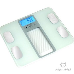 듀플렉스 DP-6608BFS 가정용 디지털 체지방 체중계, 단일, 1개